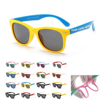 Multi-Color Frames Kids' Silicone Sunglasses