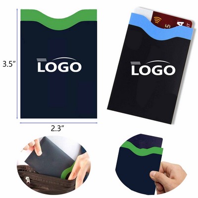 Rfid Credit Card Sleeve Secure Travel Wallet Organizer