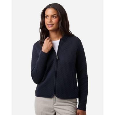 Devon & Jones Women's Berkeley Textured Full-Zip Jacket - DG740W
