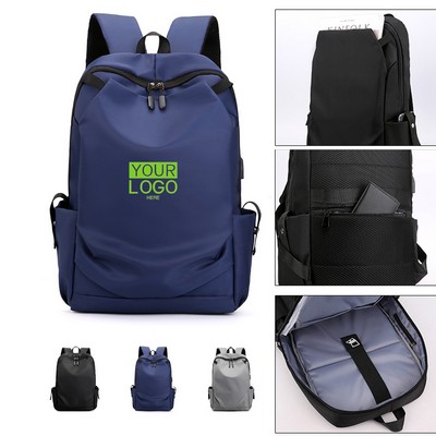 Business Laptop Backpack with USB Charging Port