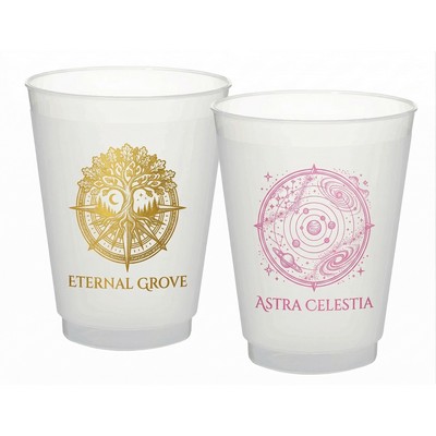 10 oz. Frosted Plastic Cup