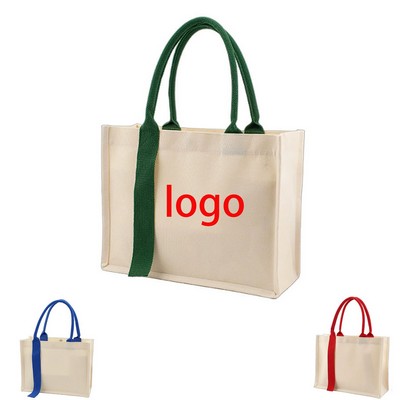 Professional 13.75" Heavy Duty Premium Canvas Tote Bag