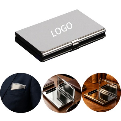 Premium 430 Stainless Steel Business Card Storage Box
