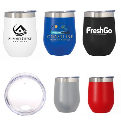 12 Oz. Stemless Wine Tumbler