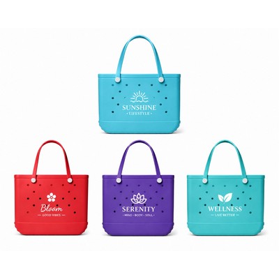 EVA Waterproof Beach Tote Bag – Bogg Style Custom Tote
