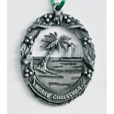 MasterCast Design Tropical Oval Cast Ornament