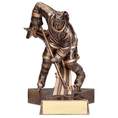 Hockey, Female - Billboard Resins - 6-1/2"