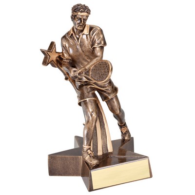 Tennis, Male - Billboard Resins - 8"