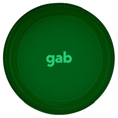 7" Colorware Plastic Plate