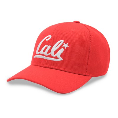 6 Panel Poly Twill Cap