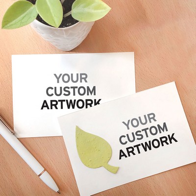 Double-Sided Medium Eco Panel Card With Shape