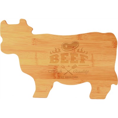 Bamboo Cutting Board - Cow