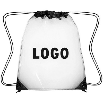 PVC Clear Drawstring Bag