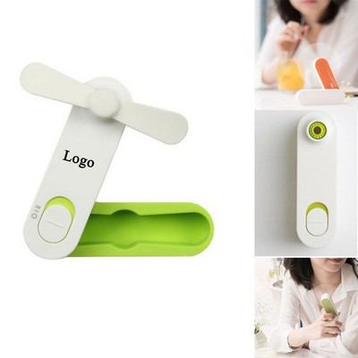 Mini USB Rechargeable Folding Fan