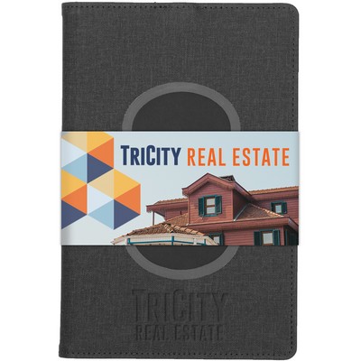 Walton Charging Refillable Journal w/Full-Color GraphicWrap (5.75" x 8.75")