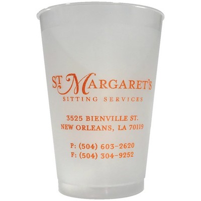 16 Oz Frost Flex Plastic Cup - Always Made in the USA