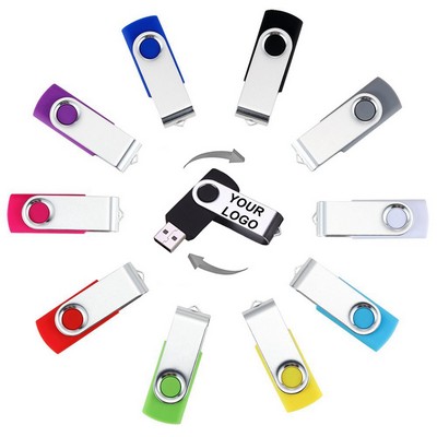 8GB Swivel USB2.0 Flash Drive Memory Stick Thumb Drives