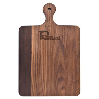 10 1/2" x 16" Walnut Paddle Cutting Board