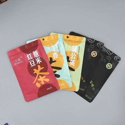 Food plastic self zipper lock bag