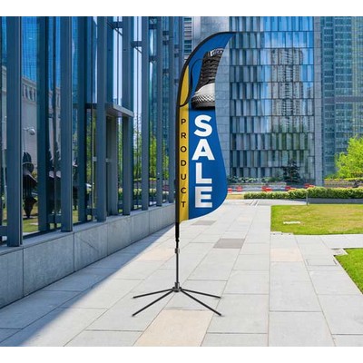 Shark Fin Flags Single Sided Package (3.67' x 14.67')