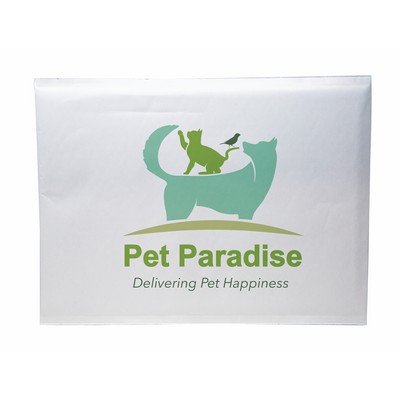 Full Color White Paper Bubble Mailer (10.5" X 16")