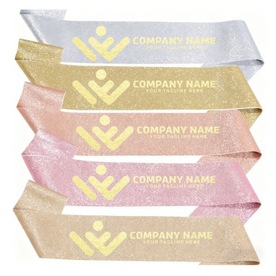 Glitter Birthday Princess Sash