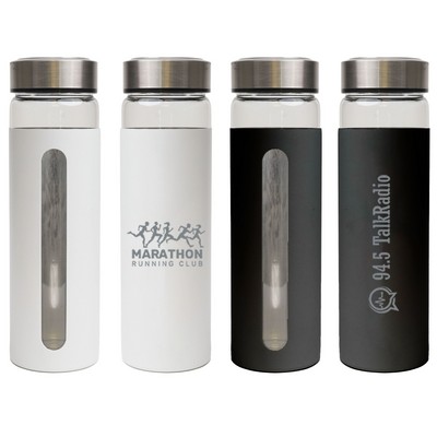 Rideau 600 Ml. (20 Fl.Oz.) Glass Bottle/Aluminum Sleeve