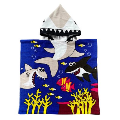 Hooded Poncho Bath Beach Towel