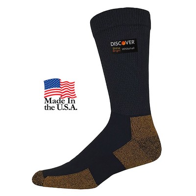 Copper Non-Binding Crew Socks