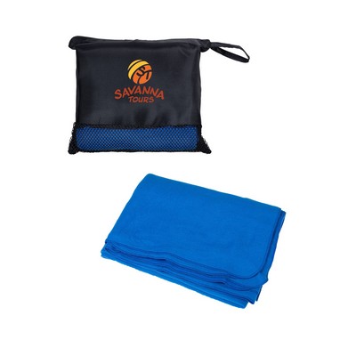 Travel Blanket In Pouch.