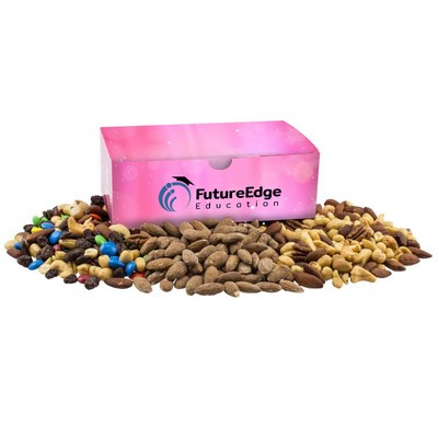 Large Chest Box with Trail Mix, Almonds, and Mixed Nuts