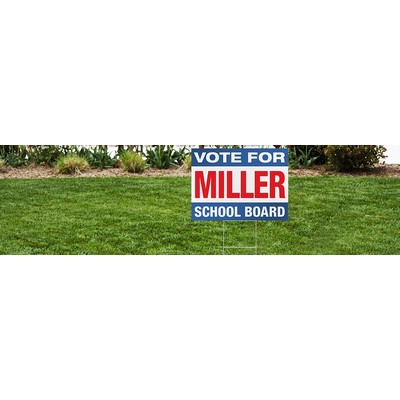 Union Corrugated Plastic Yard Signs