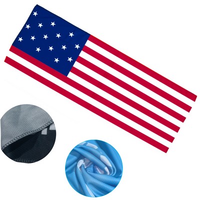 Full Color Polyester Ice Towel Sublimated MOQ100