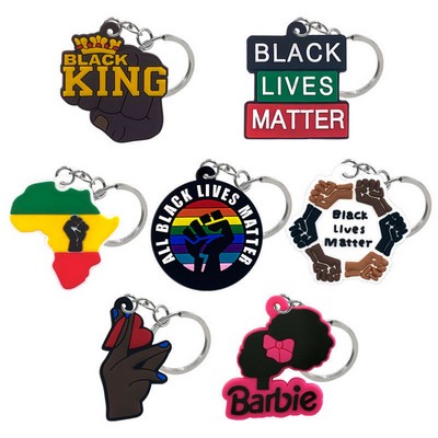 Custom Shaped PVC Keychain
