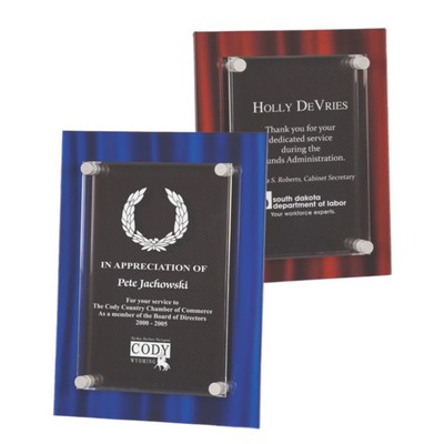 8" x 10" Velvet Acrylic Floating Plaque