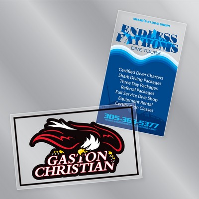 4" x 6" Rectangle Static Cling