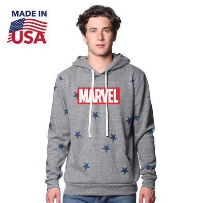 Unisex Triblend Pullover Star Hoody