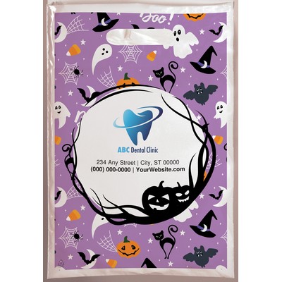Halloween Merchant Paper & Plastic Bags Scatter Design 1