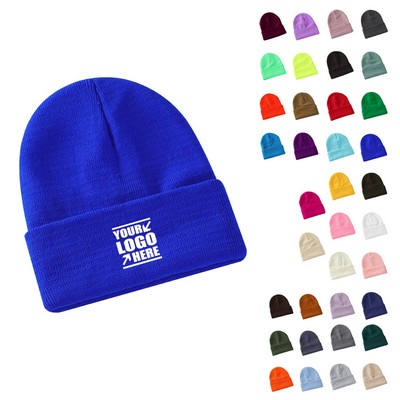 Winter Beanie Knitted Hat Stocking Warm Cap
