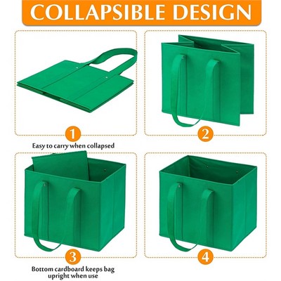 13"L x 10"W x 11"H Large Non-Woven Grocery Totes