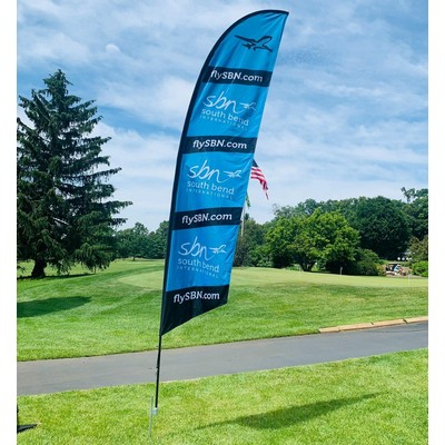 Custom Printed Feather Flag