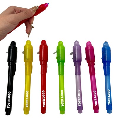 UV Light Invisible Ink Pen