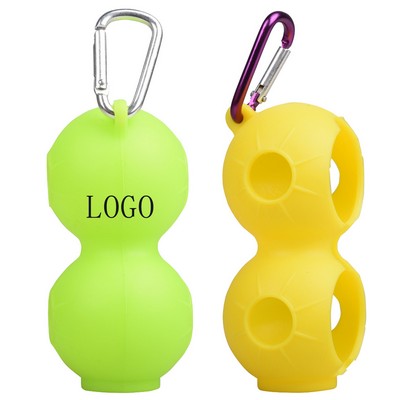 Golf Ball Holder With Carabiner