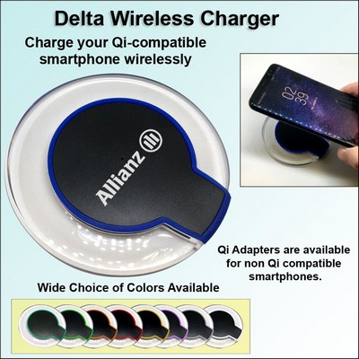 Delta Wireless Charging Pad - Black 15 Watts No Extra Tariff
