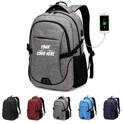Laptop Backpack w/ USB Charging Port