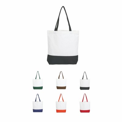 Colored Hand Stitched Canvas Bag