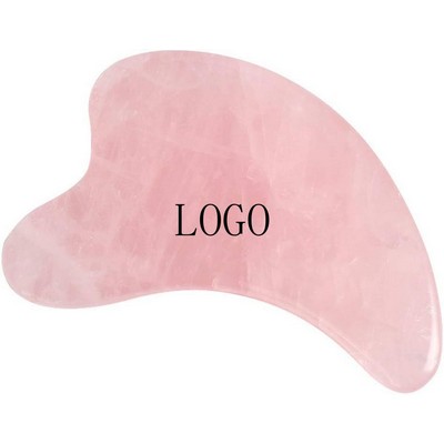 Guasha Scraping Massage Tool Natural Jade Stone Board Traditional Scraper Tool for Anti-Aging