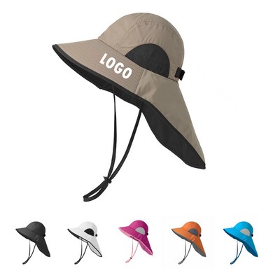 UV Sun Hat With Neck Flap