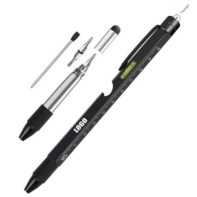 Portable Multi Functional Metal Tool Pen With Flashlight