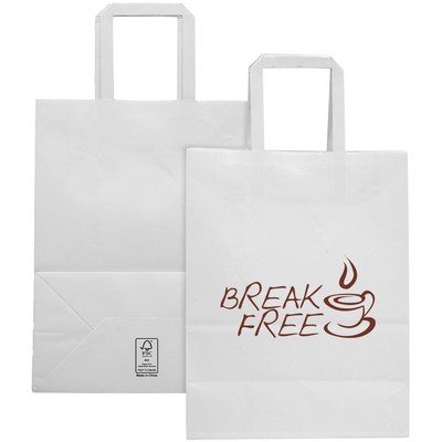 Medium White FSC® Paper Bag